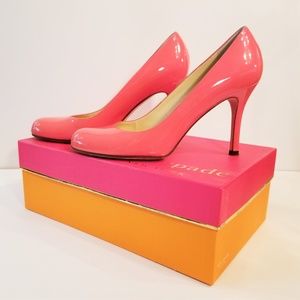 Kate Spade "Karolina" Strawberry Patent Pumps
